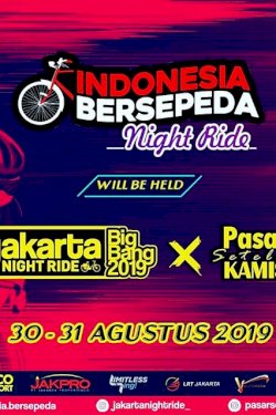 Indonesia Bersepeda Night Ride Agustus 2019